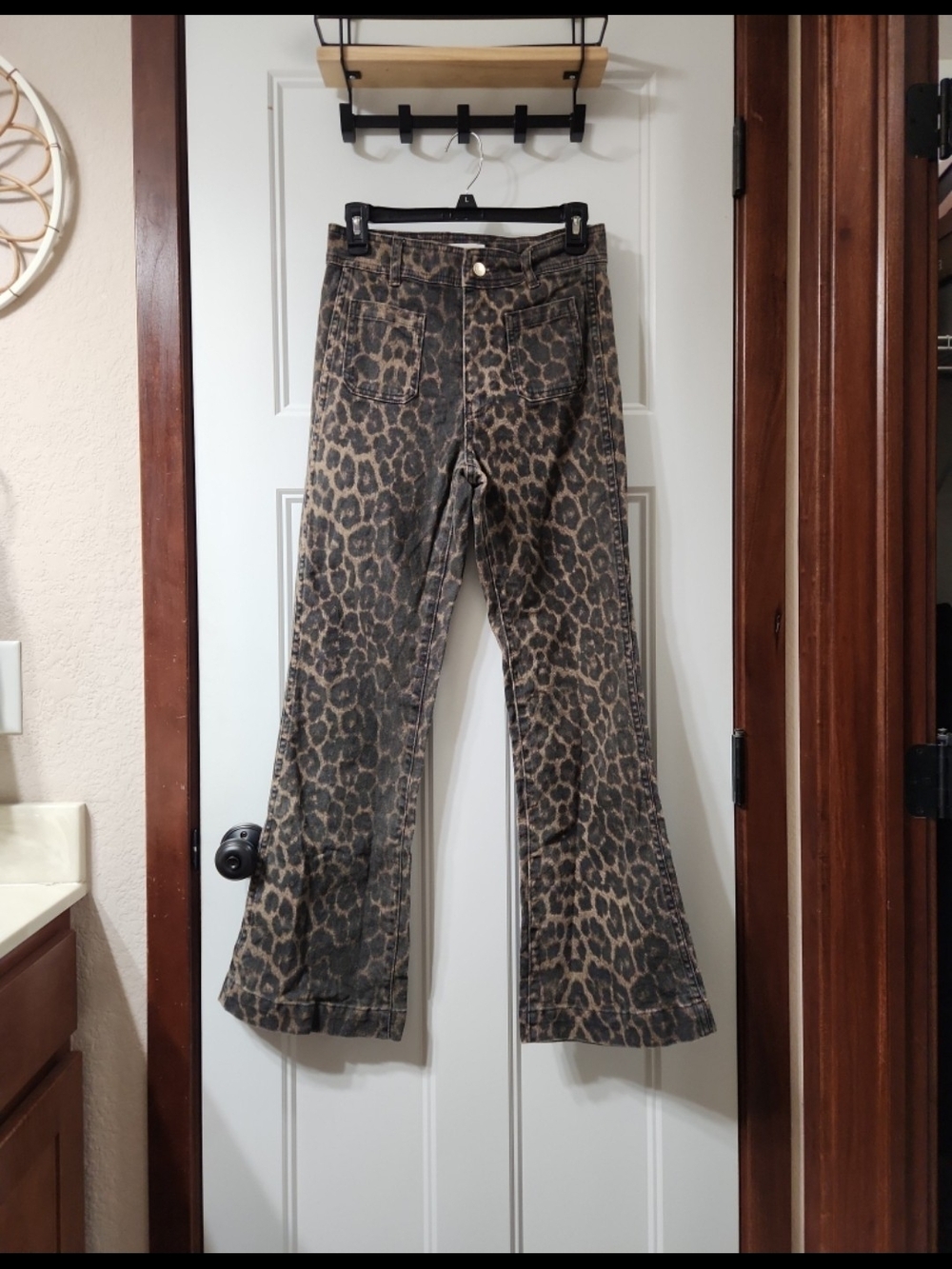 H&M Leopard Print Flares - 2